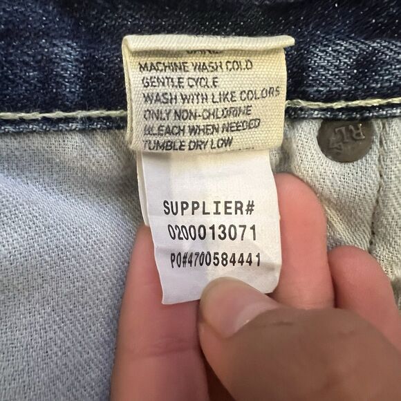 Polo Ralph Lauren Mens Jeans 35x32 Blue Denim 867 Classic Fit Preppy Cotton - Picture 8 of 8